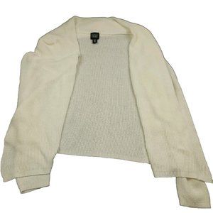 Eileen‎ Fisher Womens M Cardigan Italian Yarn Silk Blend Sweater Open Knit